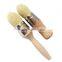 pure bristle hog bristle wax brush with beech wood