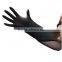 High Quality Powder Free Black Disposable Coated Nitrile Glove