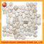 White Nature Pebble Tile,indoor Wall Floor Decoration Pebble Tile
