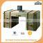 2016 Cohen furniture new design eco-friendly army green solid wooden tv table/canvas tv stand/fabric livingroom furniture