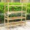 wholesale four-tier walnut shoe rack