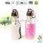 600ML Aluminum sports water bottle with straw