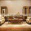 YB69 Antique Home useful living room and Study room Wooden and Glass Tall display cabinet with 2 doors