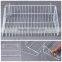 2016 wholesale white metal storage rack shelf with wheels