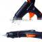 Black Iron Hot Glue Gun with 15 Pieces Melt Glue Sticks, 20 Watts