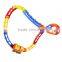 High quality and colorful Magic Track Car Toy, with Lights and Sound, Roller Coaster Rails, Sucker Included, 23 Pieces