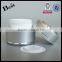 10/15/30/50g silver aluminum cream jar face cream aluminum cream jar with white glass inner jar
