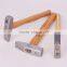 Machinist Hammers With Soft Grip Wooden Handle