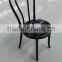 black resin Thonet chair hotel dining chair resin chair