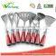 WCA500 Premium Nylon utensils SPAGETTI SERVER Pasta fork Cooking Utensil Gadgets Set with Storage Stand (Multi-color)