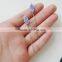 55mm charming leaf shaped plastic head Long sewing pin for binding