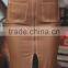 2016 fashion new design Woman Girl Sexy pretty Lady skirts, new fashion high quality Tan PU midi skirt for women
