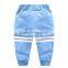 Colorful boys knit cotton stretch pants and trousers for running