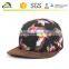 5 Panel Camp Hat Eagle Birds Printed Black custom-made 5 panels cap