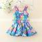 new cotton summer girls dress cute casual beach wedding dress for children