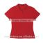 Stretchy Red Blank Polo Shirts for Women Spandex Cotton Plain Short Sleeve Polo Shirt V neck Polo Shirt with no Buttons