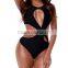 M897 dingyang fashion sexy backless cross one piece bikini swimwear