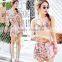 Womens Conversative Bikini Set Push up Padded Swimwear Casual Fashion Swimsuit Beachwear