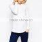 100% Cotton Long Sleeve Fashion Knitted Fabric o Neck Maternity Top Clothes