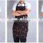 Man cotton canvas black color OEM kitchen bib apron