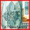 Mosaic patterns stained glass panel
