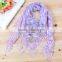 Women Cotton Plain Hijab Shawl lace scarves fashion romantic wedding wear muslim scarf long size