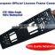 European Official License Plate Frame Parking Distance Line Backup Car Camera