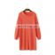 Women Loose Fit Long Sweater Pullover Round Collar Design For Ladies