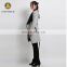 China Competitive Price Gray Long Coat Woman