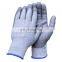 en 388 level 5 PU cotton cut resistant work industrial safety gloves