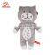 2D plush pillow custom made stuffed animals grey cat toy