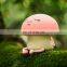 1200mAh Cute Silicone Cartoon Mushroom USB Charging Night Light Touch Sensor LED Lamp