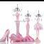 Customizable pink sofa shoes doll resin jewelry ring display
