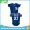 OEM Fashion Design digital printing blank v neck baseball jersey