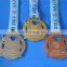 Jiu-Jitsu championship medal with ribbon, gold/silver/brass plated sports medal