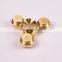 Distinctive Kids Toys Gold Hand Fidget Spinner Mini Brass Spinner