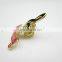 musical note soft enamel lapel pin with butterfly clutch