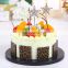 Newest rhinestone charm birthday cake ornament cake decorating snowflake charm