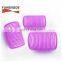 Newest design good quality  custom logo printed plastic hair roller