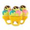 Wholesale Silicone Teether Food Grade BPA Free Ice Cream Baby Teething Toy Silicone Baby Teether