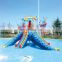 Water game fiberglass pool slide prices water park slides for sale