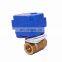 Good quality CWX-15 electric control valve 2-way 1/2'' brass DN15 DC12v CR01 two wires for water leakage