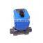 Mini two way plastic automatic water shut off motor valve dc12v motorized ball valve 2 inch