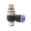 Q611F 3 pieces stainless steel air water thread pneumatic valve