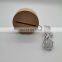 Wood Led lamp Night Base Round Wooden with Remote for Acrylic 3d Lamp