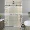 Bathroom Design Luxury Rectangle Black Matt Framed Tempered Glass Shower Cabin Room