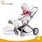 EN1888 2 in 1 luxury high view travel baby buggy with carrycot