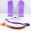 4pcs/set 2014 Elsa Anna Snow Magic Wand Christmas Girl Gift set Magic Wand + Rhinestone Hair Crown + Glove+Hair Braid SU041