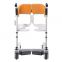 High quality Wheelchair with toilet transfer commode adjustable bath chair hospital nursing for elderly and disabled