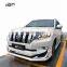 Комплект пластиковых элементов кузова для Toyota Prado (2010 - 2017 гг.), позволяющий обновить до стиля 2018 года передний и задний бамперы для обновлённой версии Toyota Prado